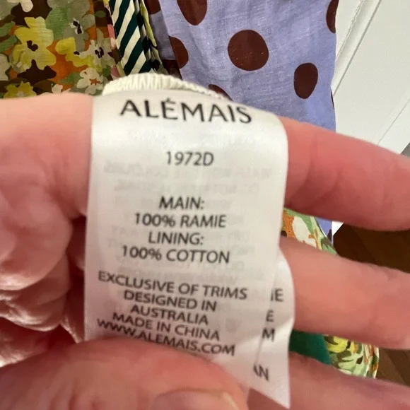 ALÉMAIS Finn Shirtdress, UK 12/ US 8, worn one time. - Picture 6 of 6